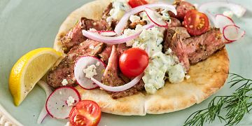 Air Fryer Greek Pitas